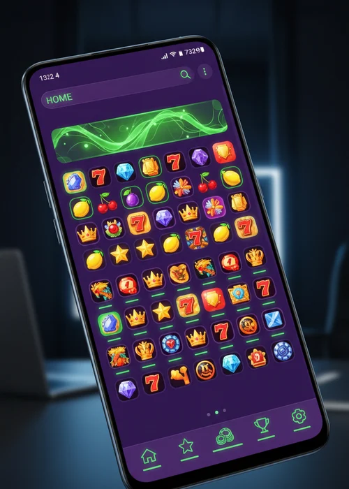 Vibrant Nan Casino mobile interface showcasing slots and live dealer games, optimized for players in 2026